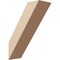 Ekena Millwork 5-inch W x 12-inch D x 16-inch H Traditional Rough Cedar Woodgrain TimberThane Knee Brace, Primed BRCUR05X12X16TRARCPR - alternate 1